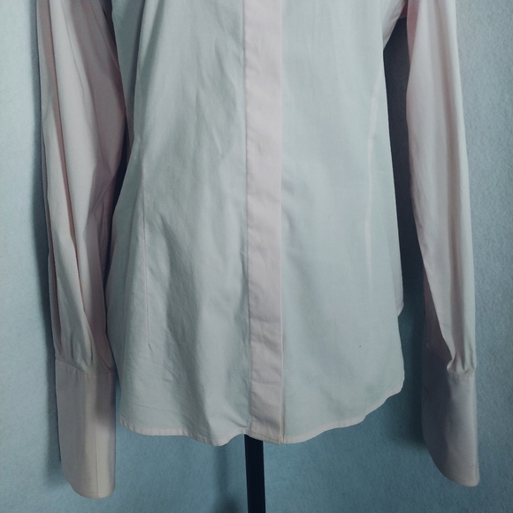 Moda International Pale Pink Button Blouse Shirt - Picture 3 of 8